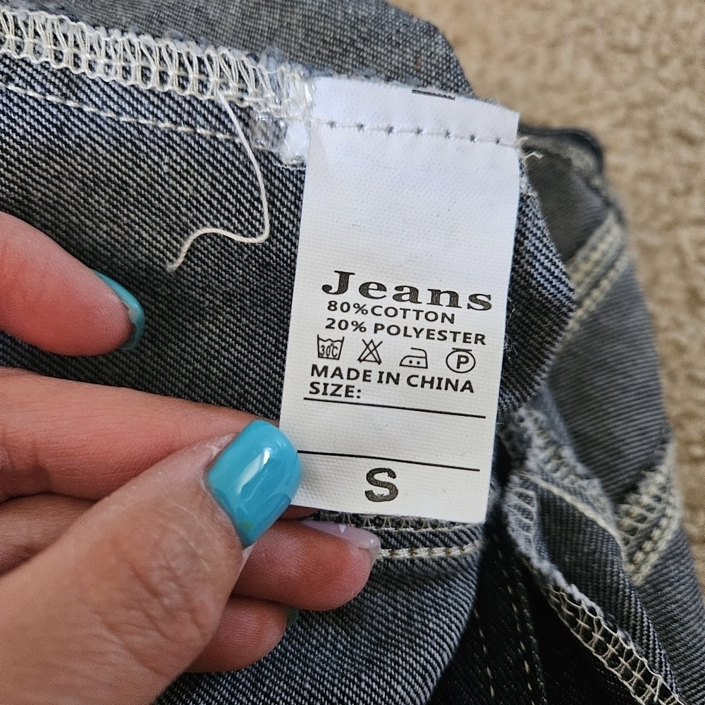 Denim Button-Up Tank Small - Picture 7 of 7